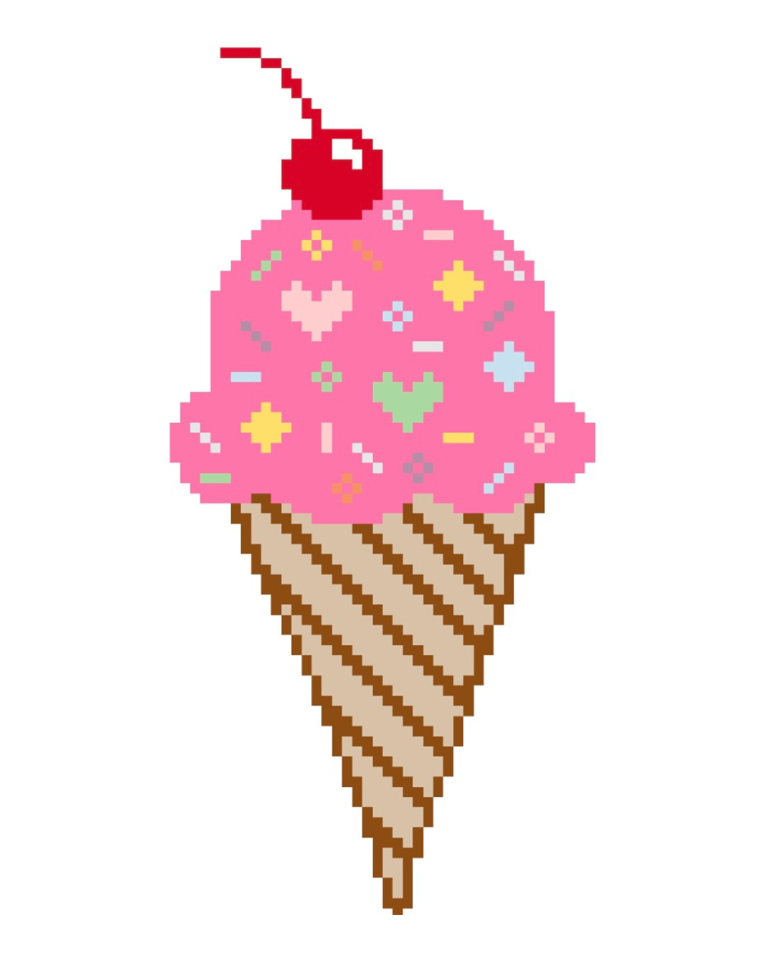 Cherry Pink Ice Cream Cone Wholesale
