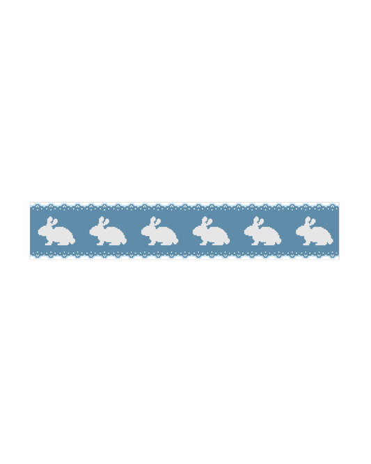 Blue Lace Bunny Basket Sash Wholesale