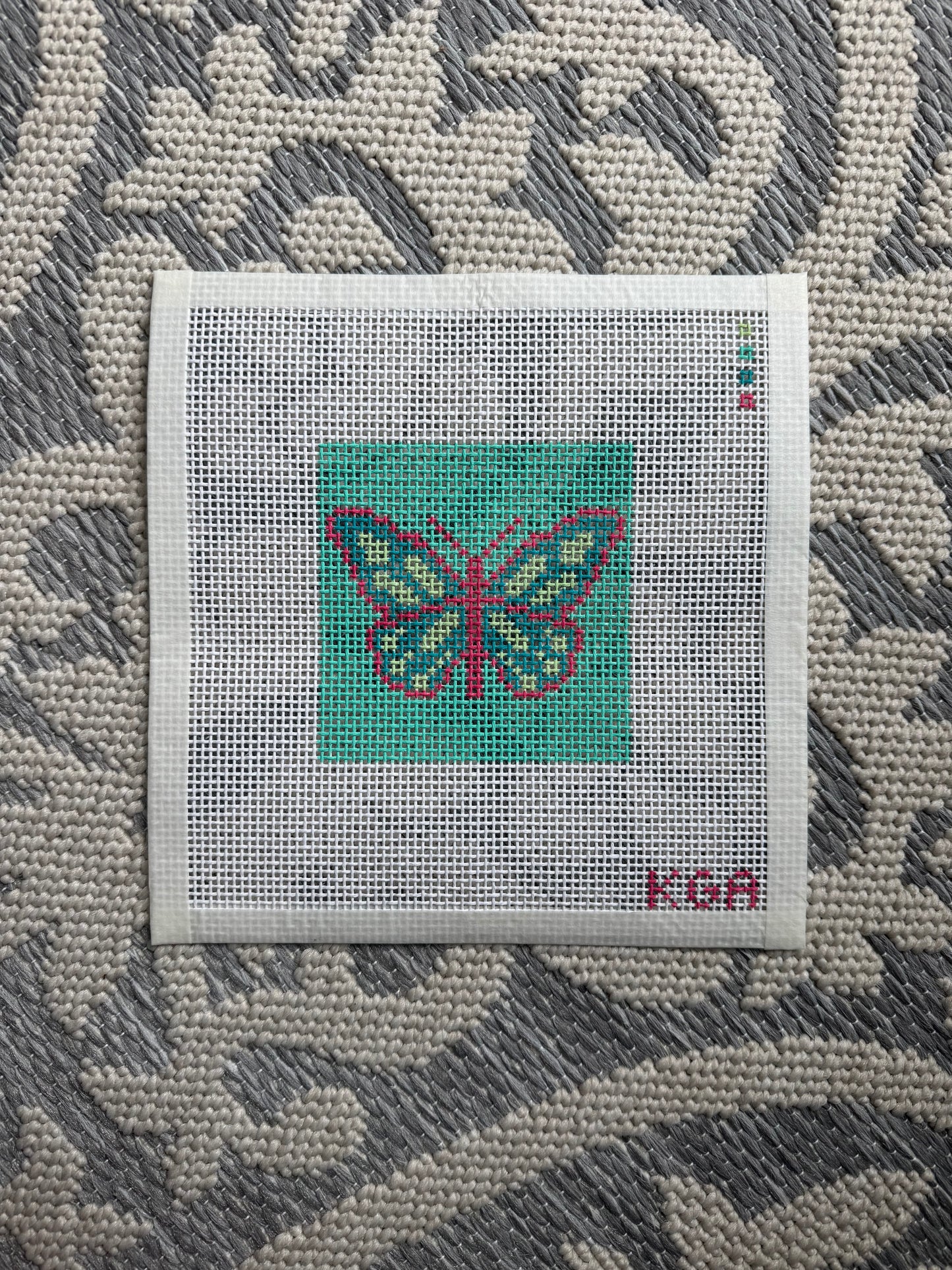 Beginner Turquoise and Pink Butterfly