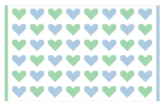 Blue and Green Heart Book Cover Wholesale