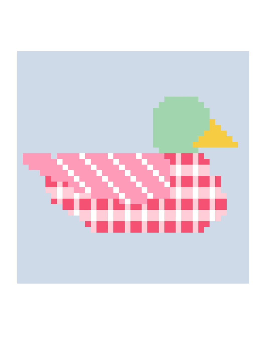 Beginner Pink Gingham Duck Wholesale