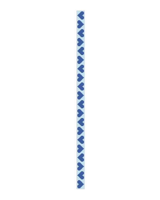 Blue Heart Wrap Bracelet Wholesale